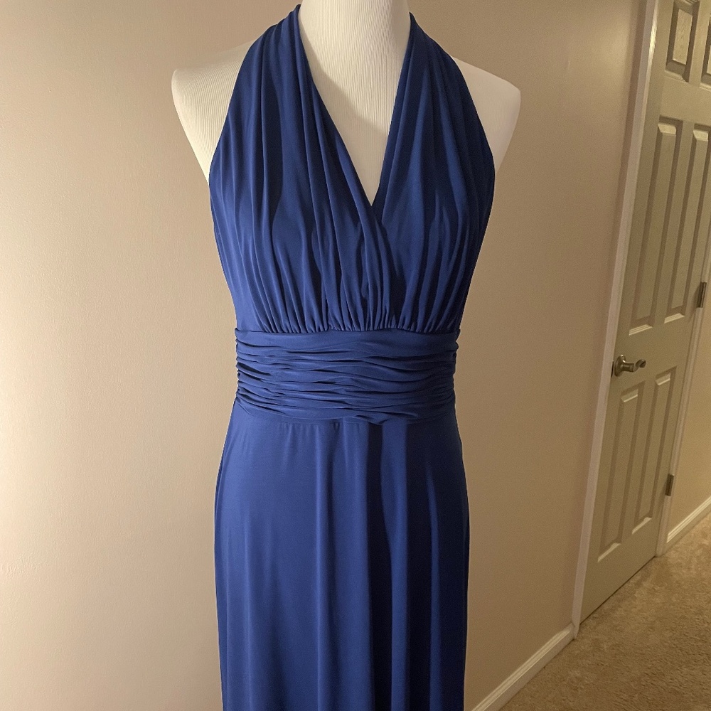 Blue cocktail dress